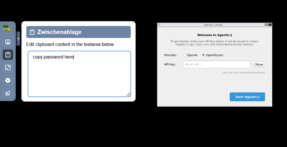 First-run setup wizard