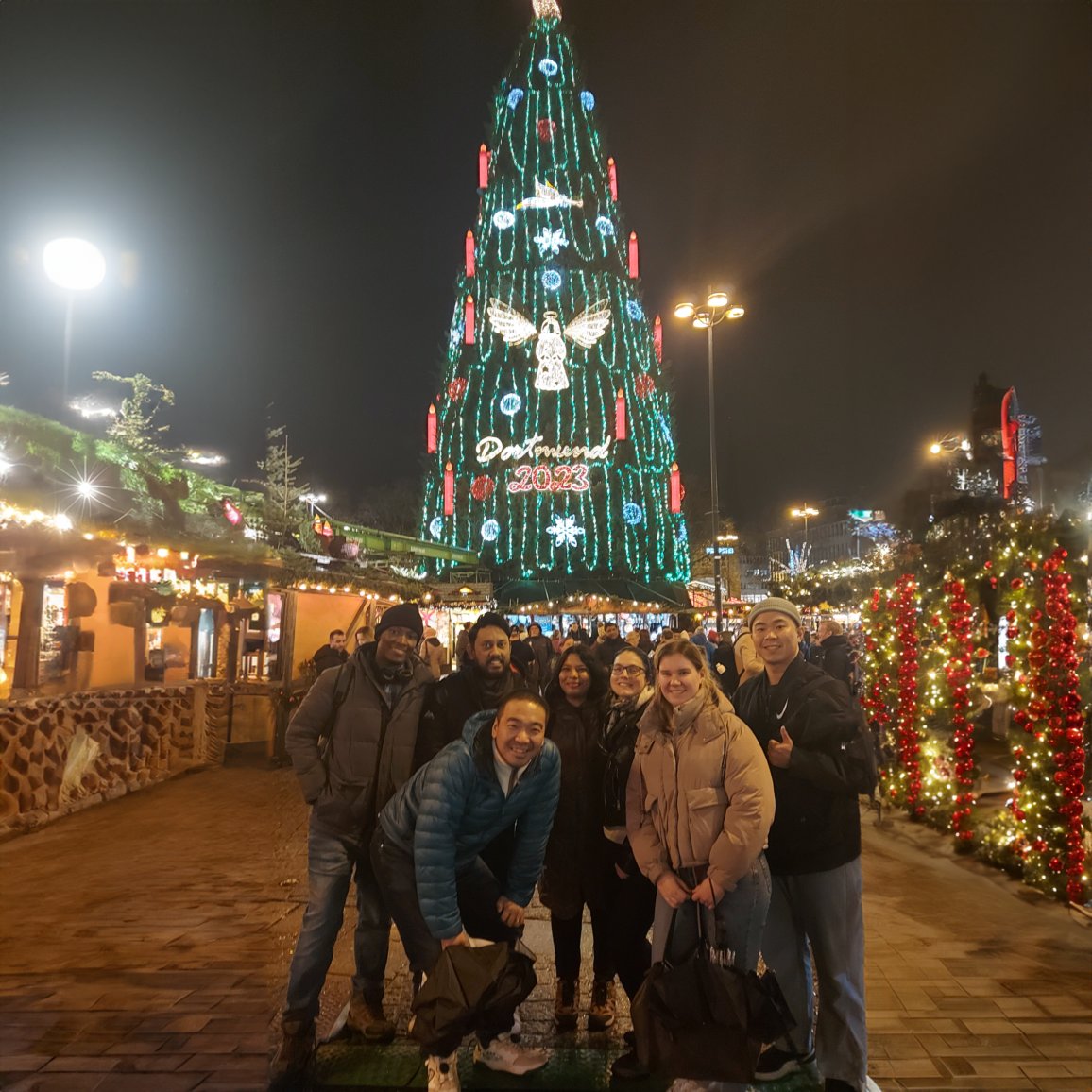 2023 winter gathering at Christmas market